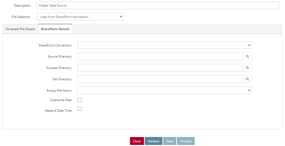 Creating a Text Folder Data Source 8 63c85d1774c5c90d5307d17a SharepointDetailsTab