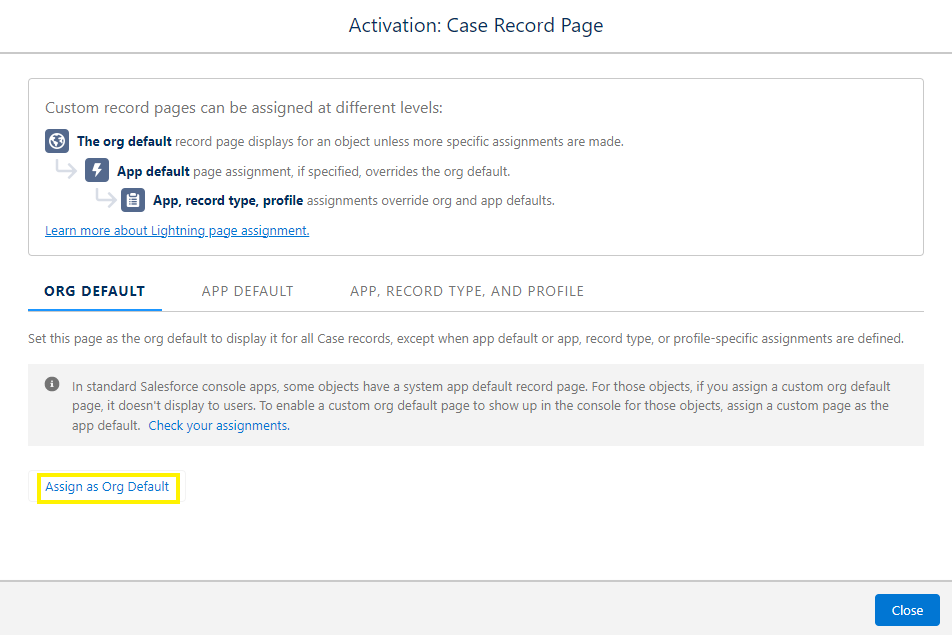 Embedding a Popdock Widget on a Salesforce Page 16 646bde969cd1e1fdedf0b903 AssignOrgDefault