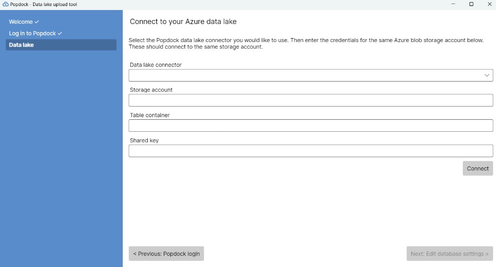 Popdock Data Lake Upload Tool Installation and Usage Guide for SQL Server 16 sql4.3.1