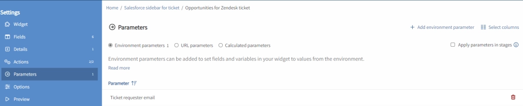 Configuring the Salesforce sidebar for tickets in Zendesk 13 image 266